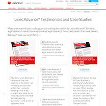 Lexis Advance Product Page