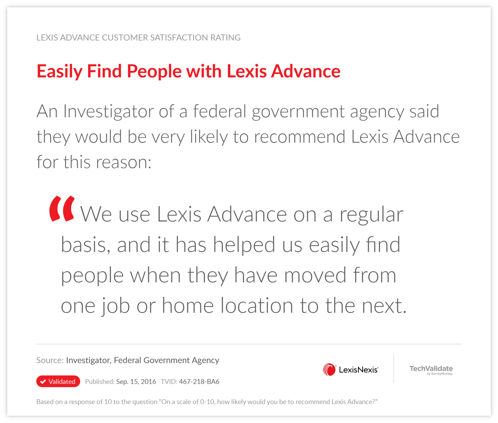 Easily Find People with Lexis Advance