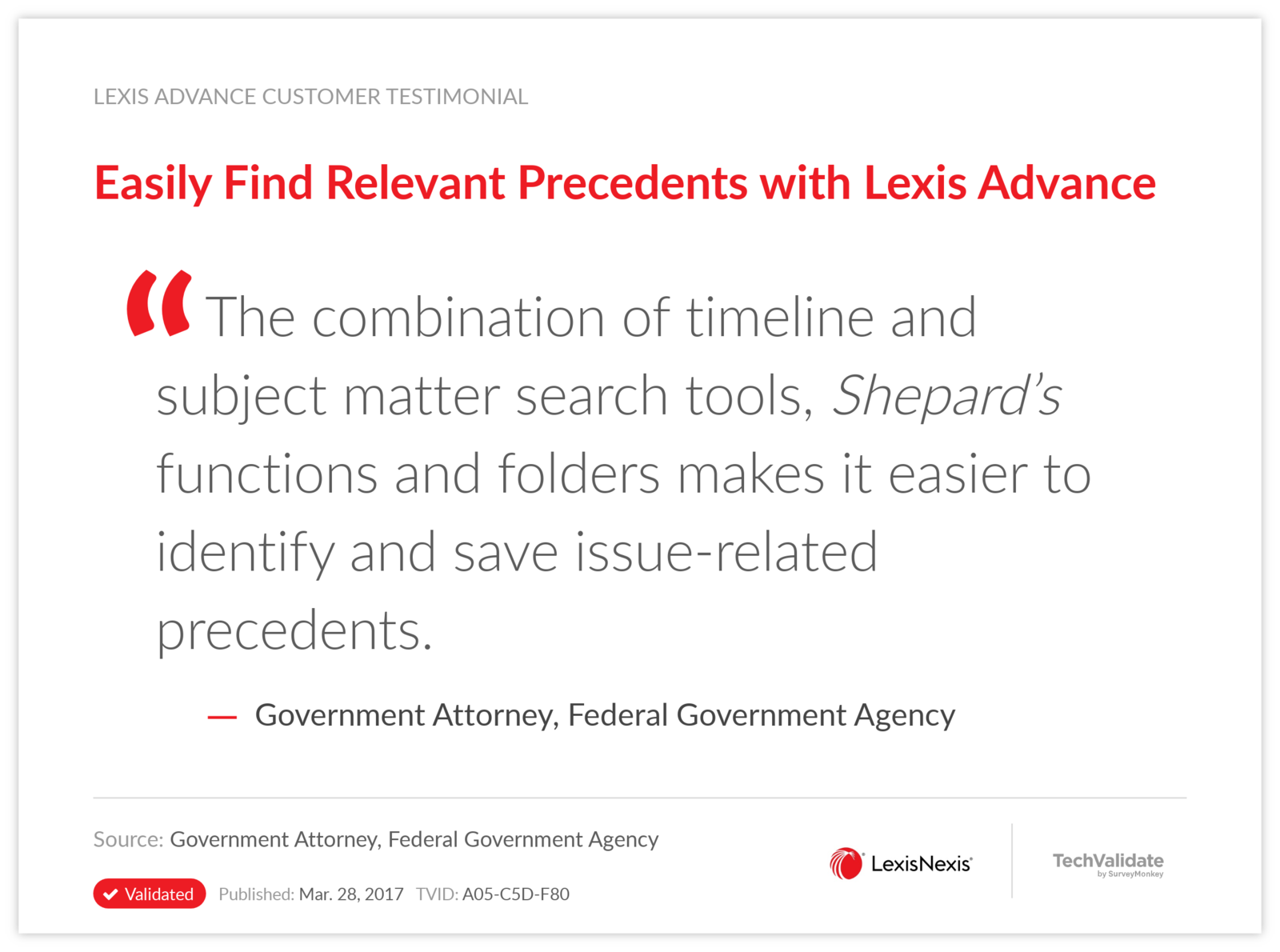 Easily Find Relevant Precedents with Lexis Advance