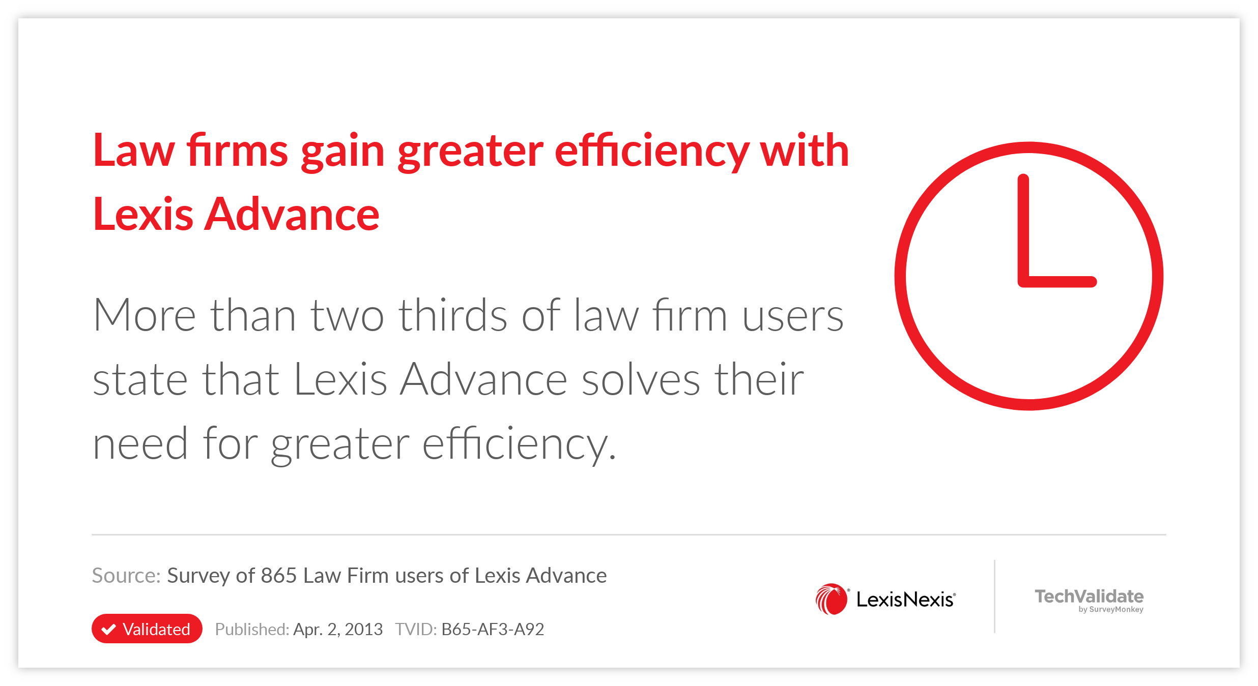 Law firms gain greater efficiency with Lexis Advance