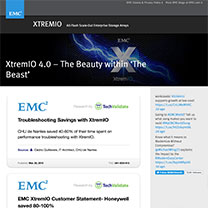 EMC XtremIO Blog