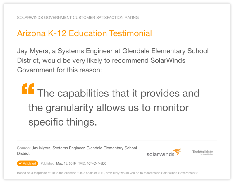 Arizona K-12 Education Testimonial