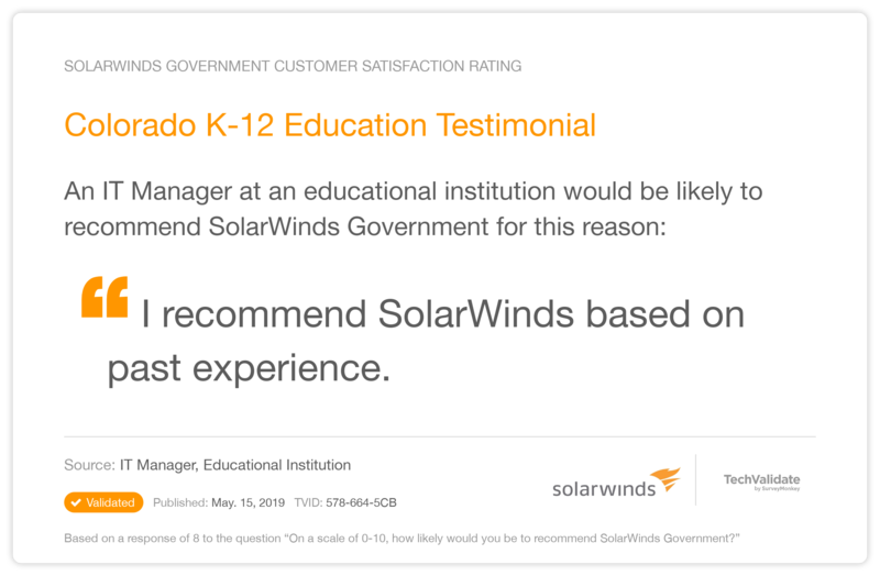 Colorado K-12 Education Testimonial