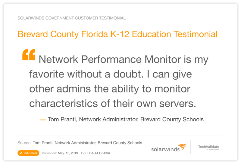 Brevard County Florida K-12 Education Testimonial
