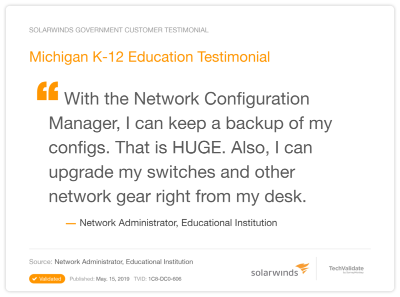 Michigan K-12 Education Testimonial