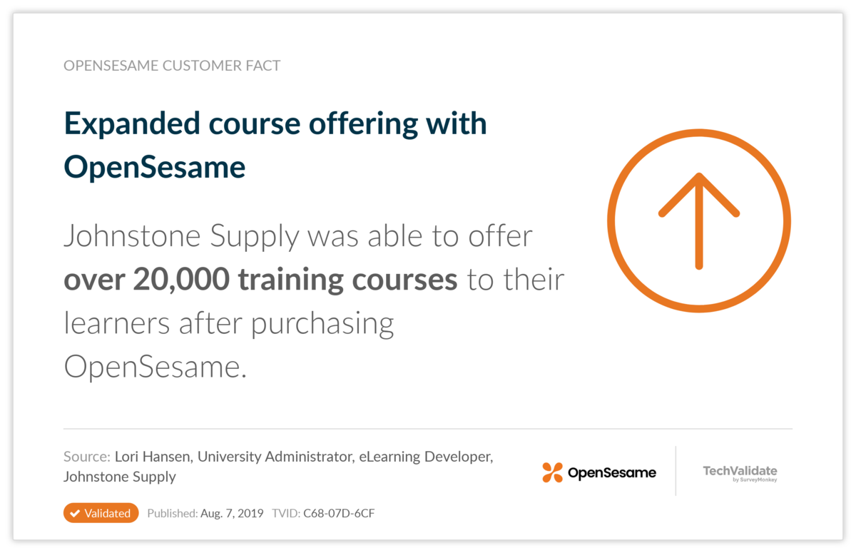 Expanded course offering with OpenSesame