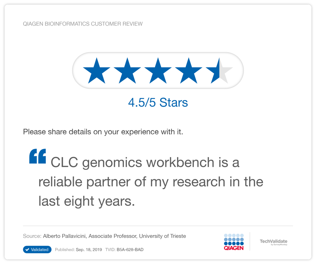 QIAGEN Bioinformatics Customer Review