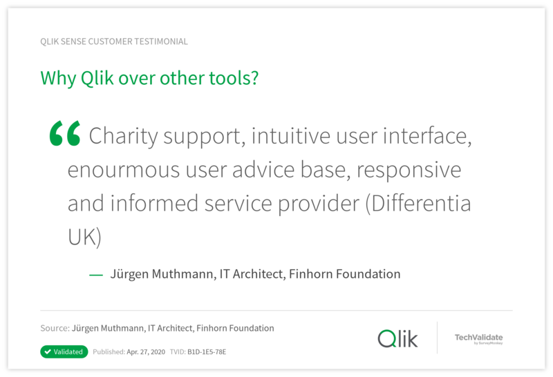 Why Qlik over other tools?