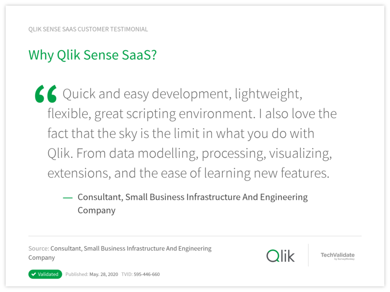 Why Qlik Sense SaaS?