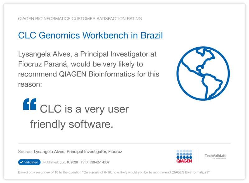 CLC Genomics Workbench in Brazil