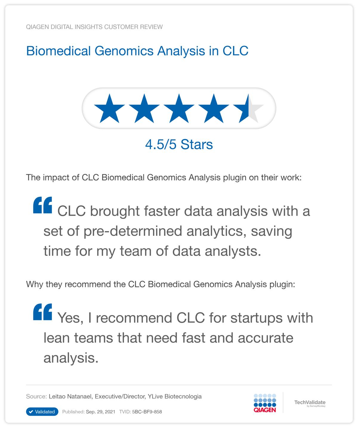 Biomedical Genomics Analysis in CLC
