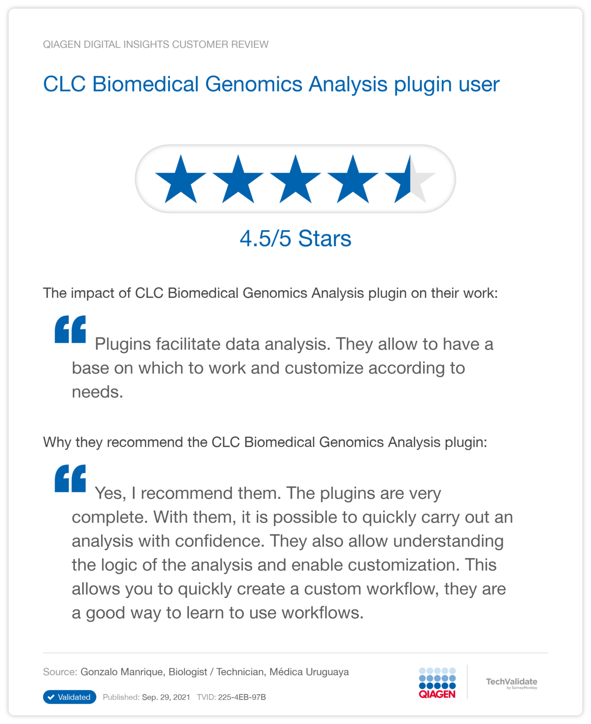 CLC Biomedical Genomics Analysis plugin user