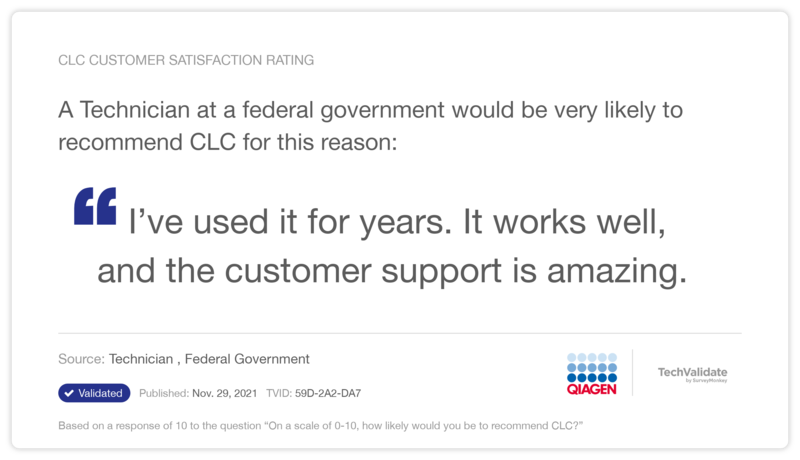CLC Customer Satisfaction Rating