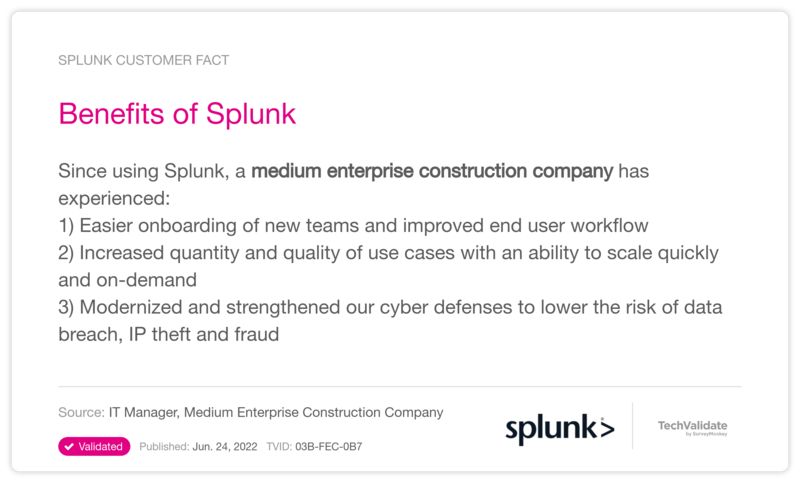 Benefits of Splunk