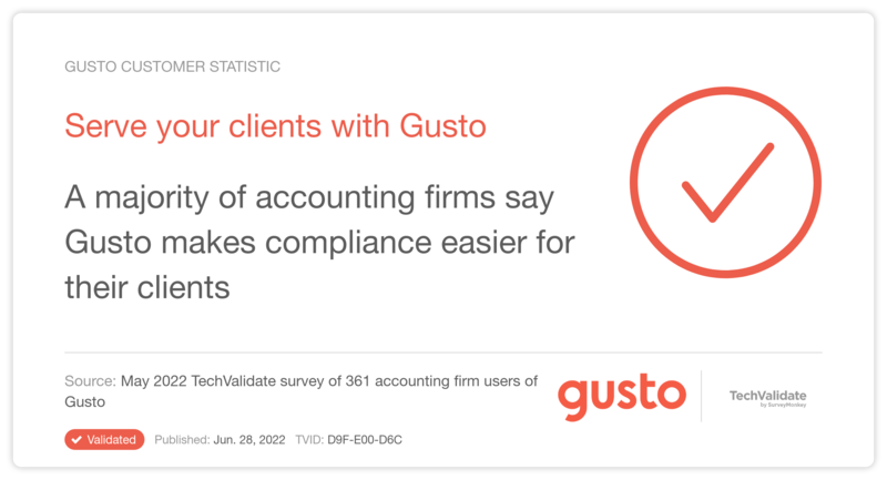 Serve your clients with Gusto