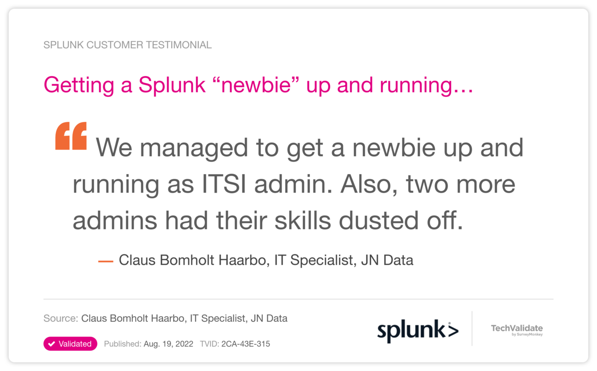 Getting a Splunk "newbie" up and running...