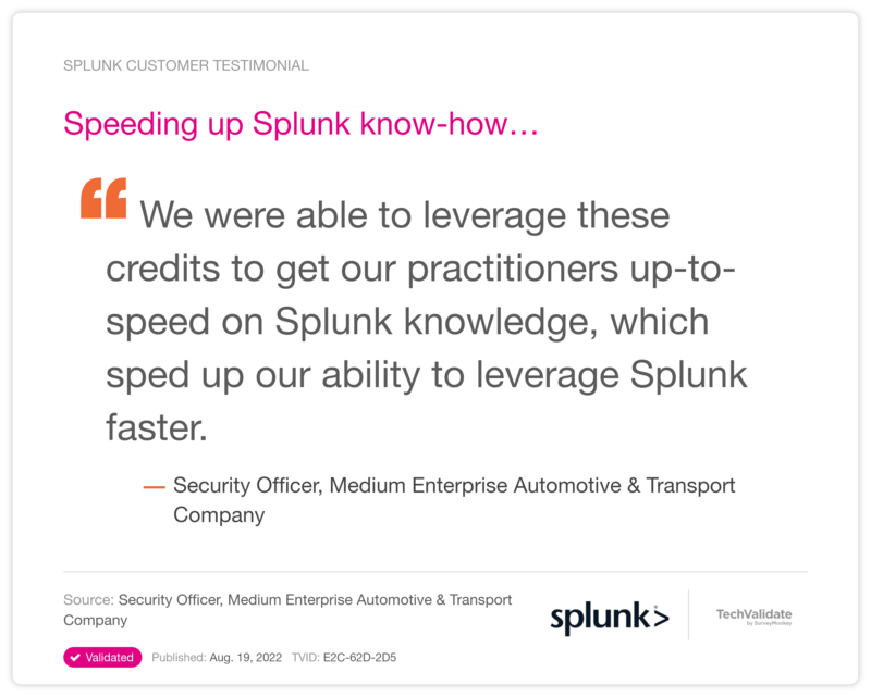 Speeding up Splunk know-how...