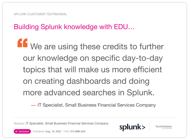 Building Splunk knowledge with EDU...