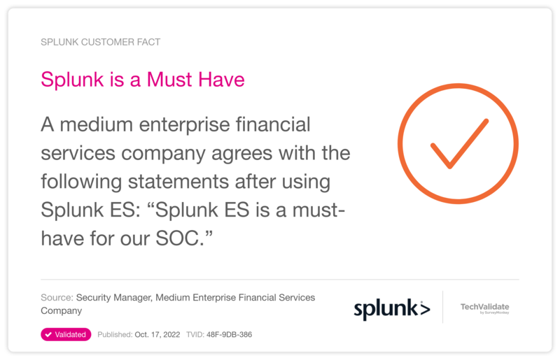 Splunk is a Must Have