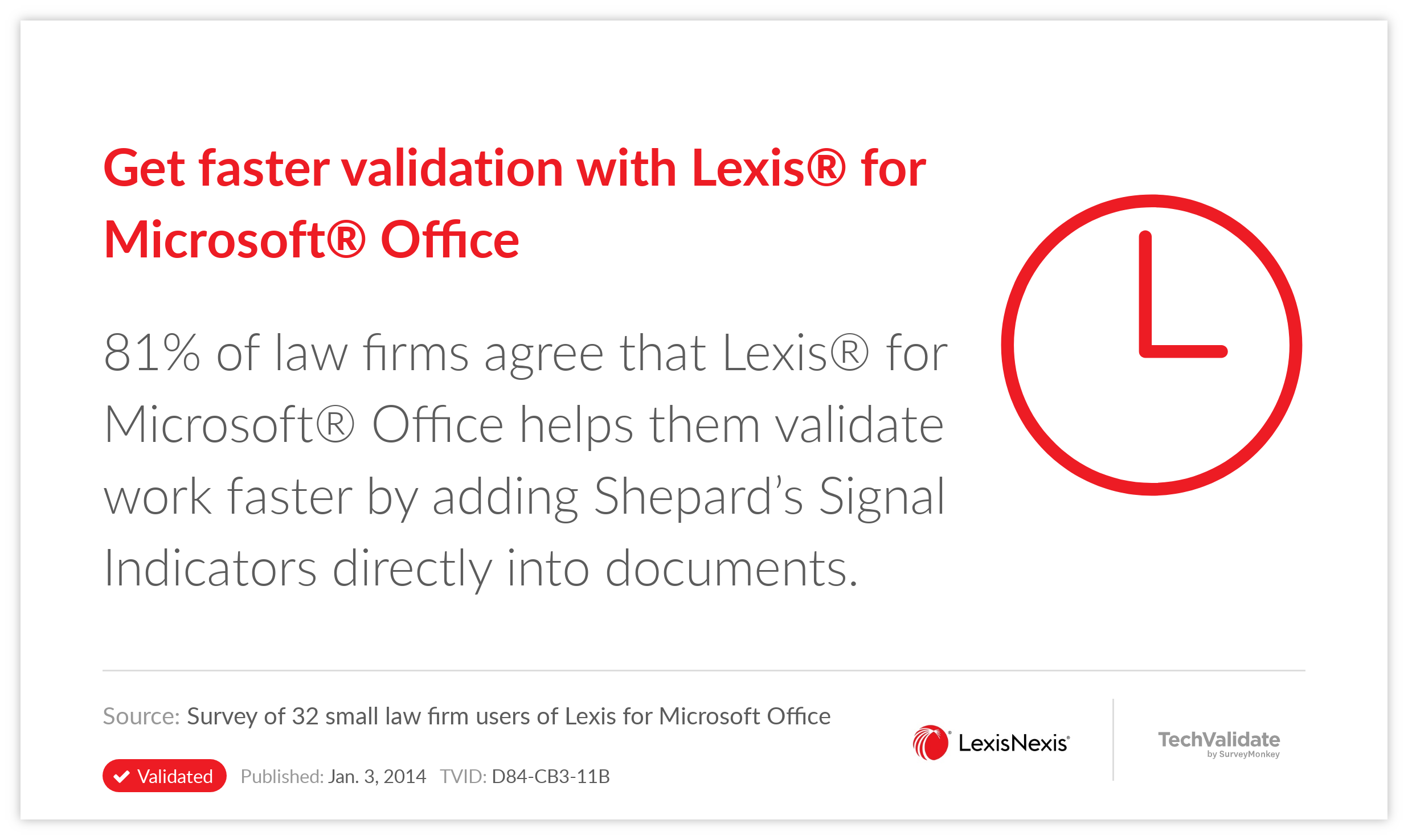 Get faster validation with Lexis® for Microsoft® Office