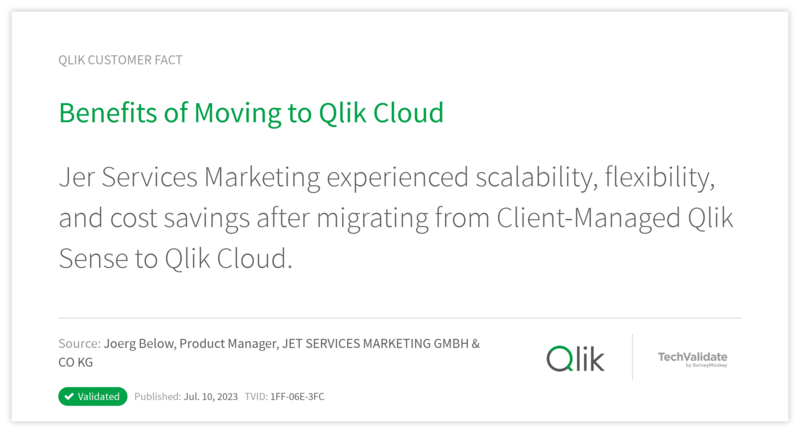 Benefits of Moving to Qlik Cloud