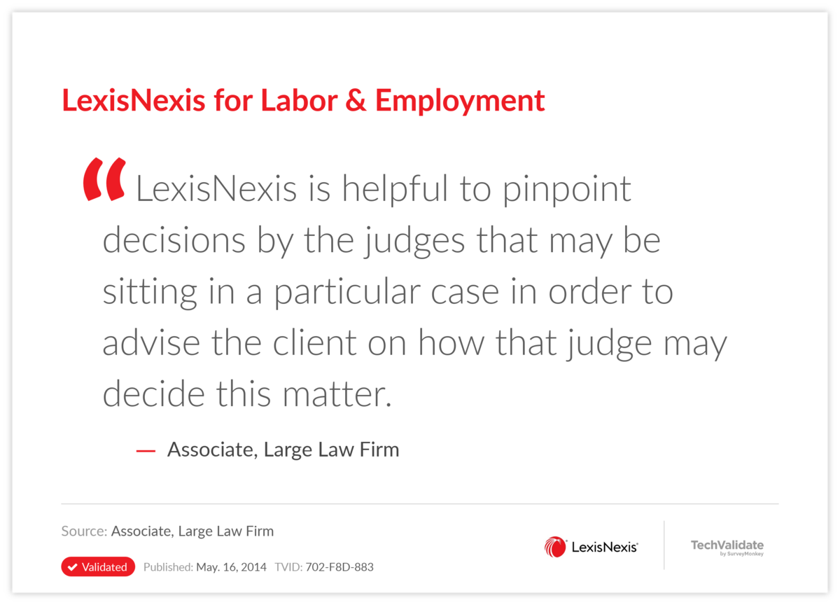 LexisNexis for Labor & Employment