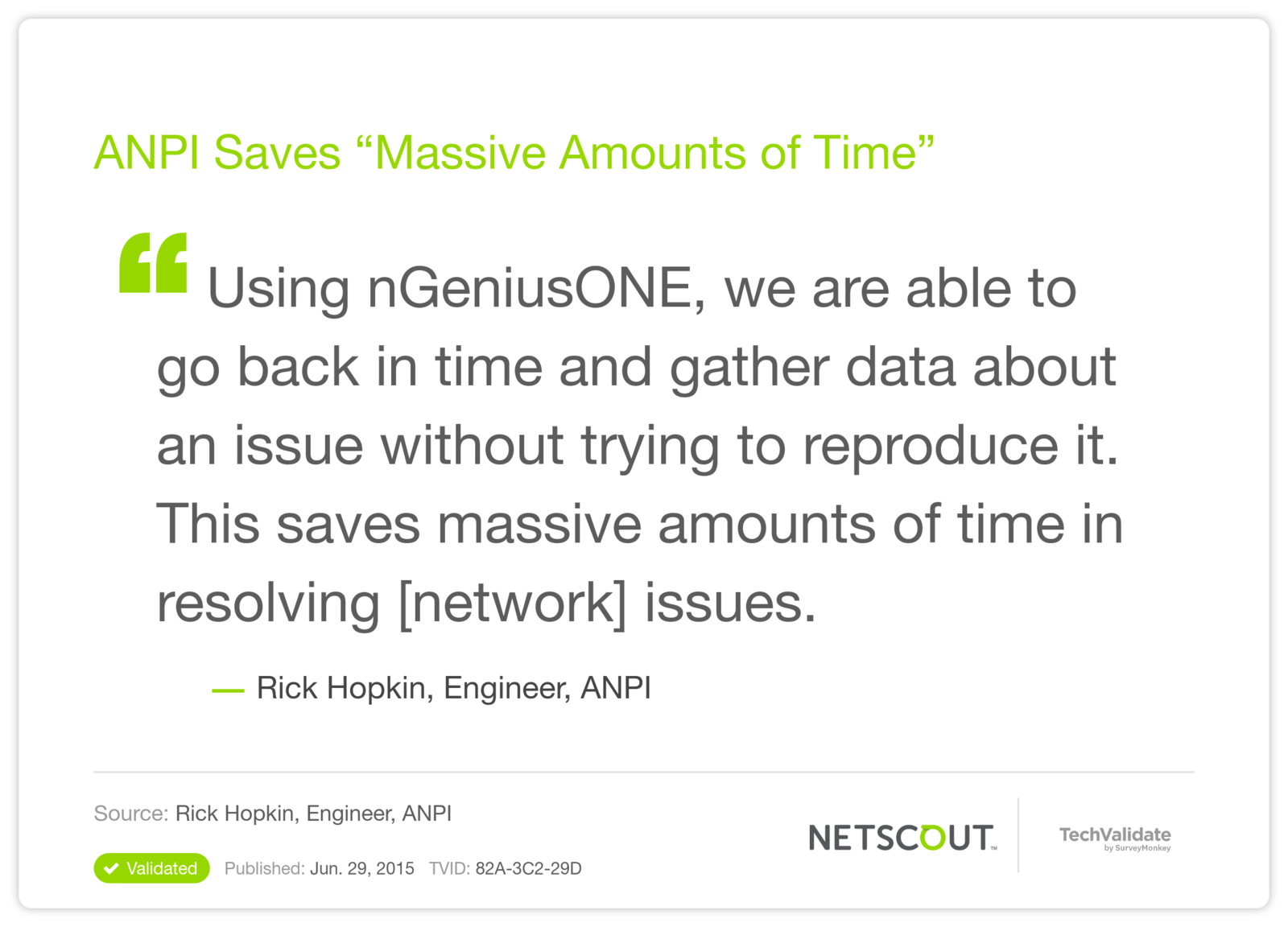 ANPI Saves "Massive Amounts of Time"