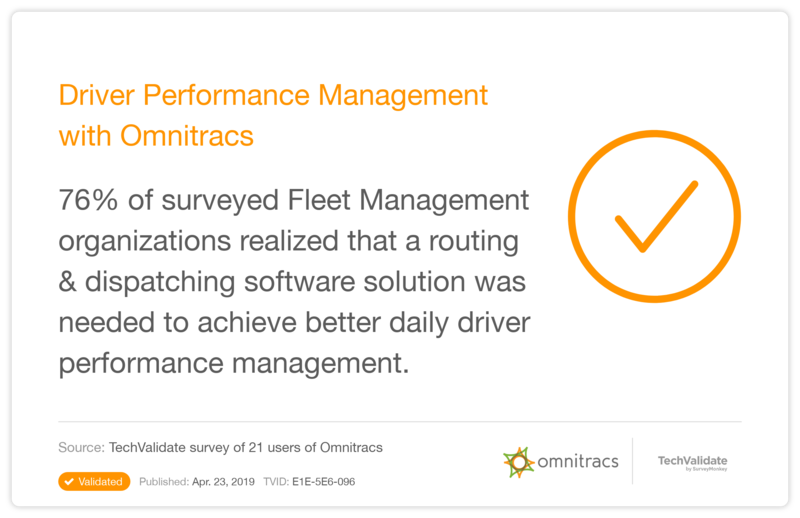Driver Performance Management with Omnitracs