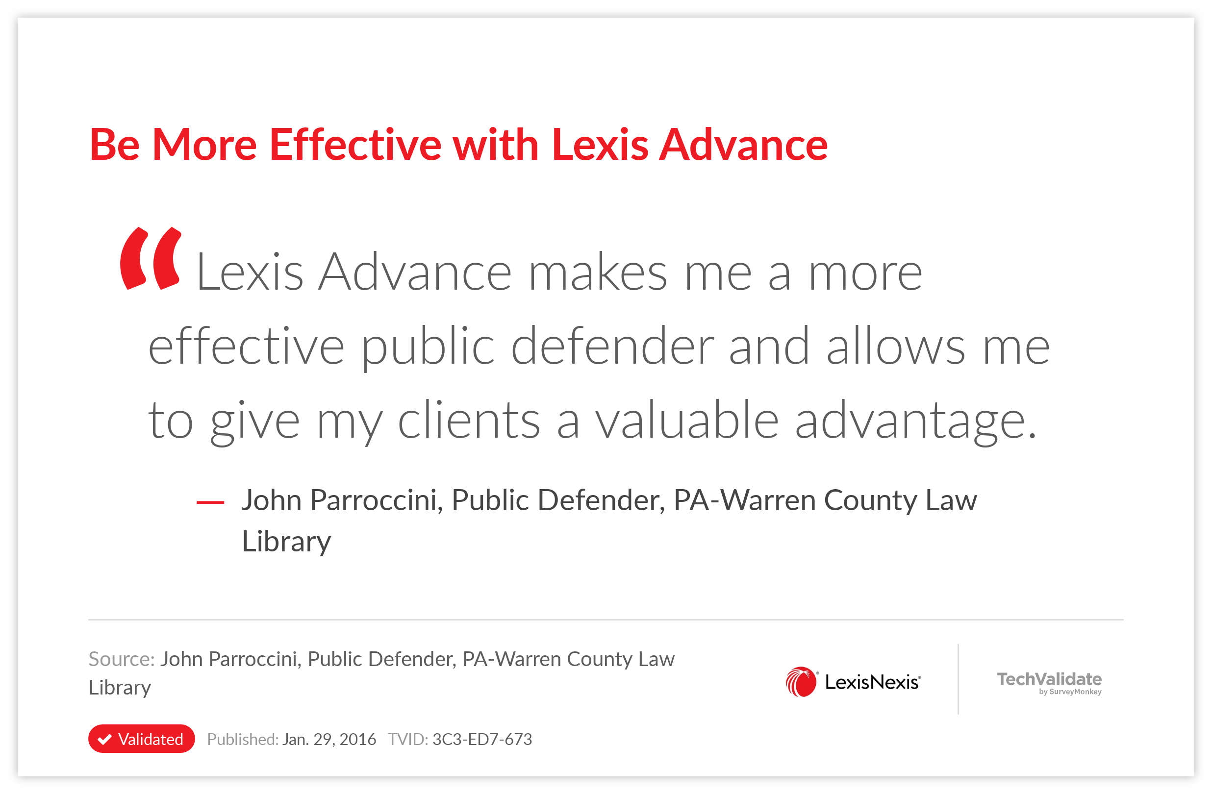 Be More Effective with Lexis Advance