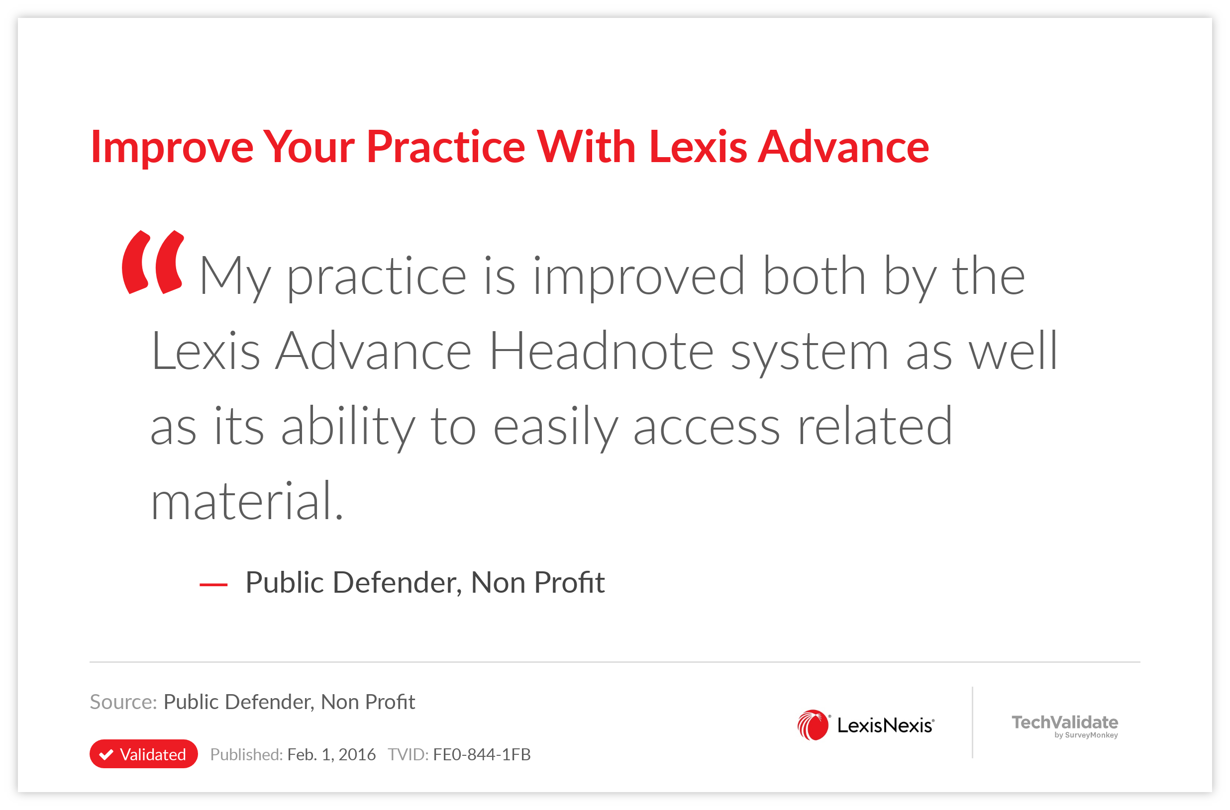 Improve Your Practice With Lexis Advance