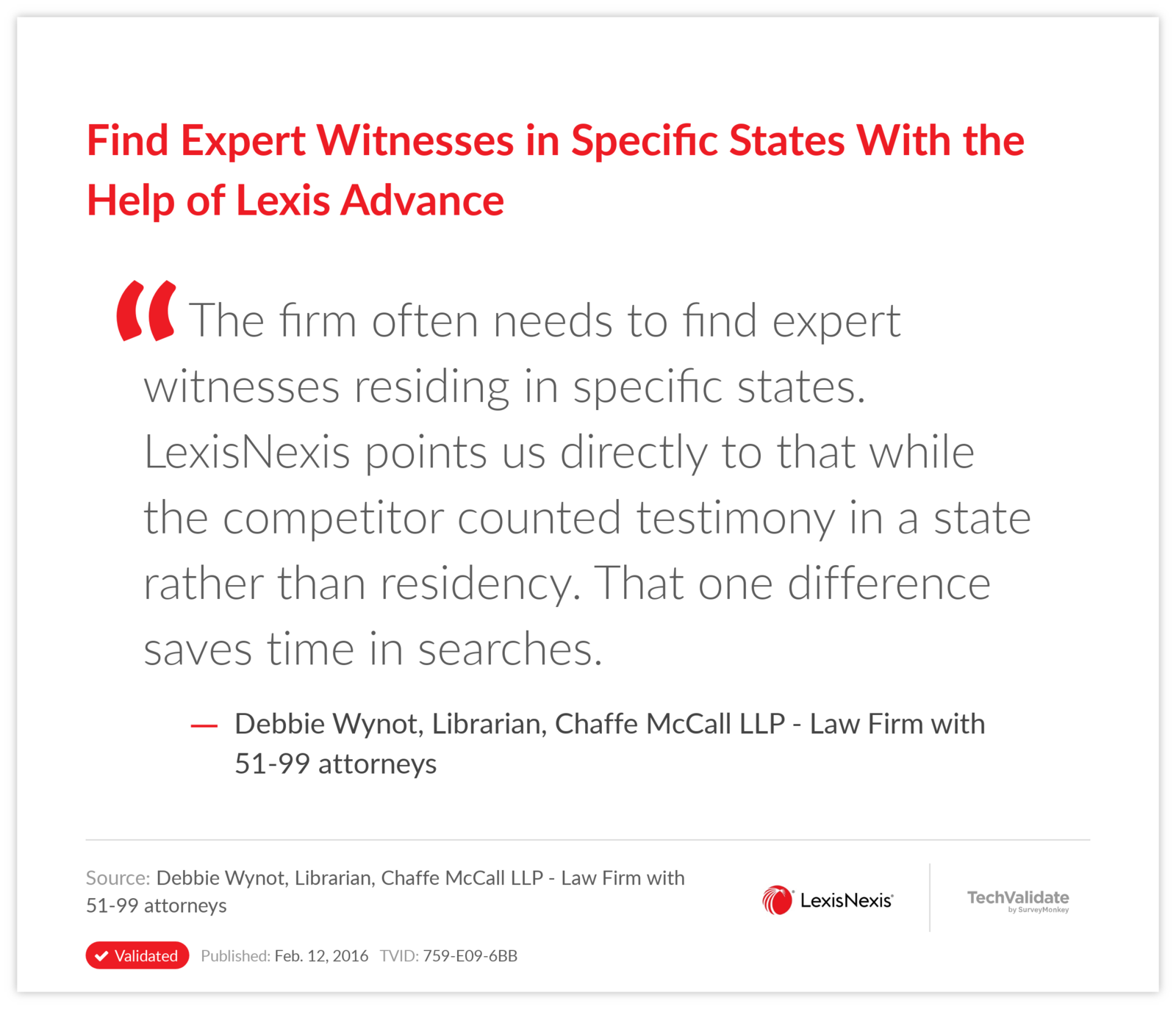 Find Expert Witnesses in Specific States With the Help of Lexis Advance