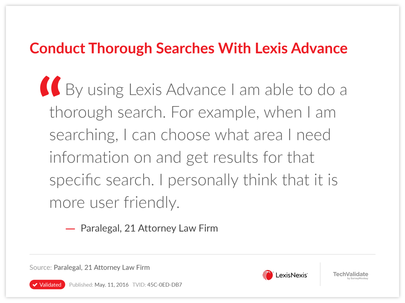 Conduct Thorough Searches With Lexis Advance