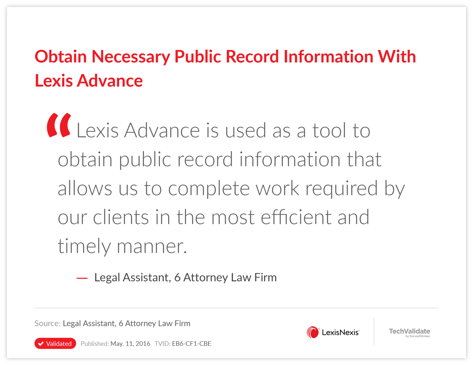 Obtain Necessary Public Record Information With Lexis Advance