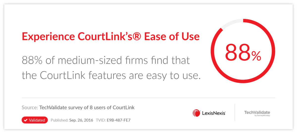 Experience CourtLink’s(R) Ease of Use