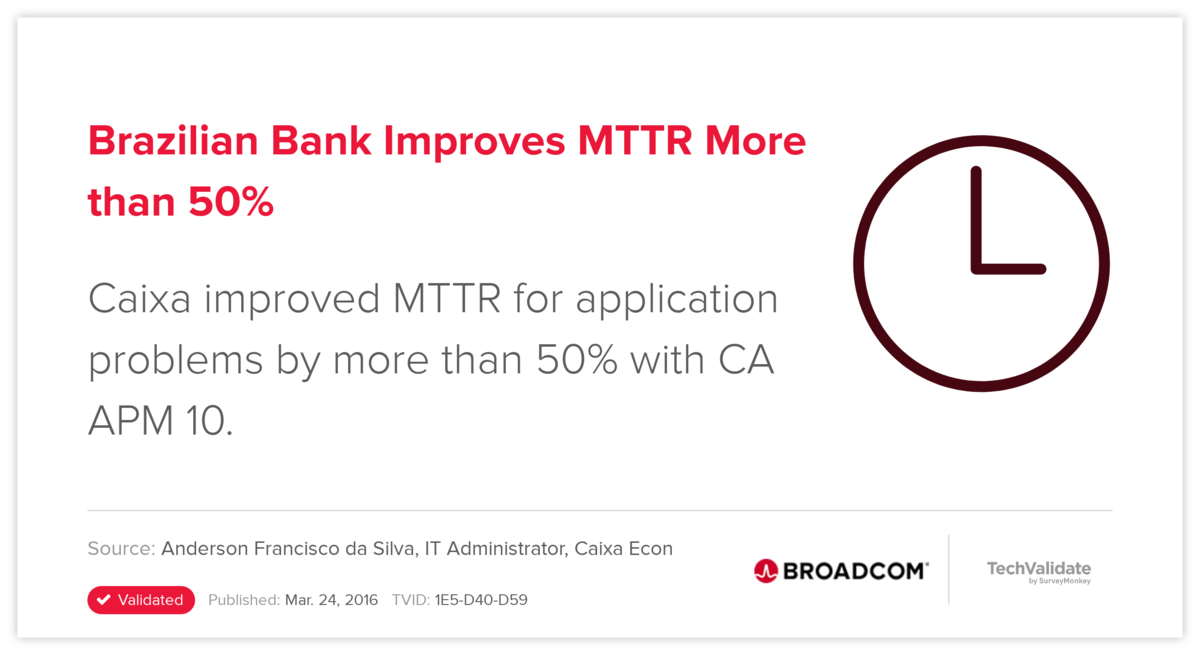 Brazilian Bank Improves MTTR More than 50%