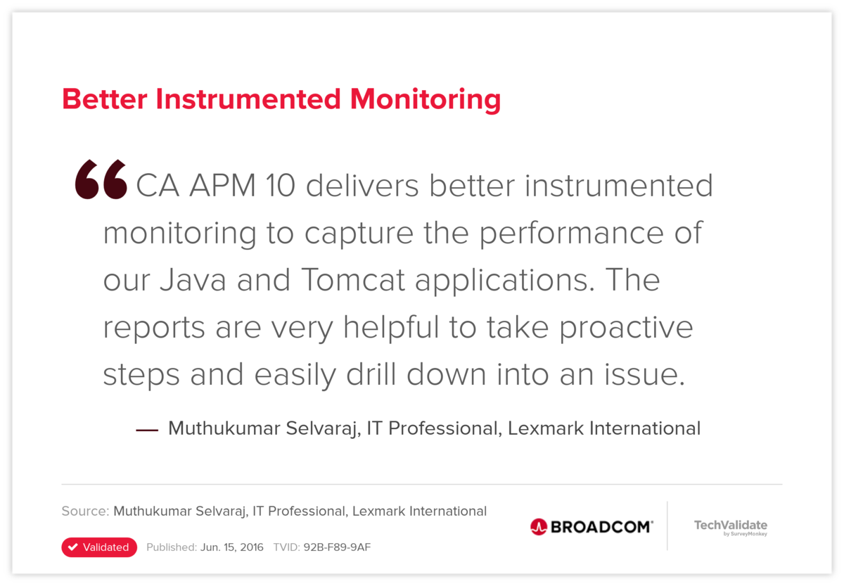 Better Instrumented Monitoring