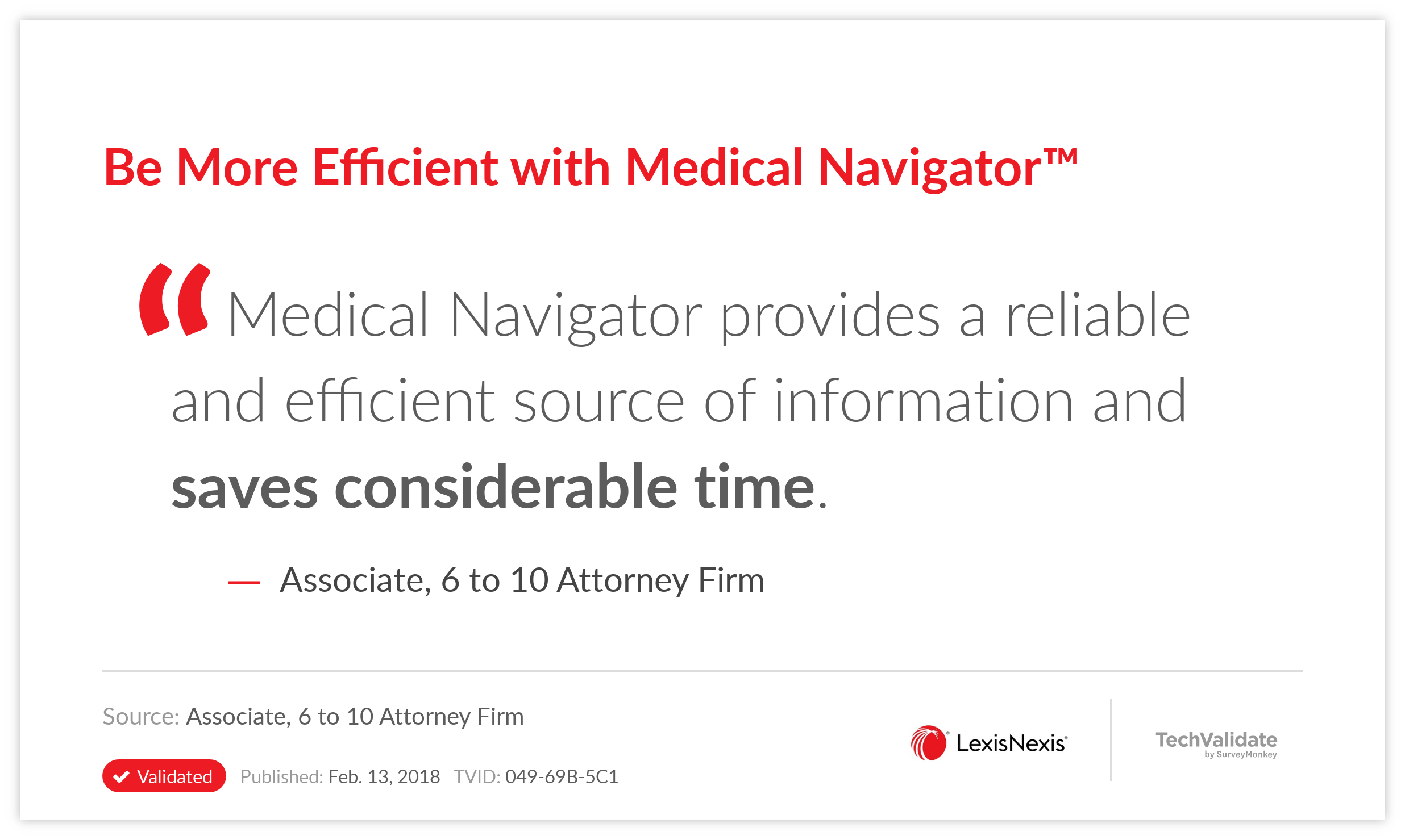 Be More Efficient with Medical Navigator(TM)