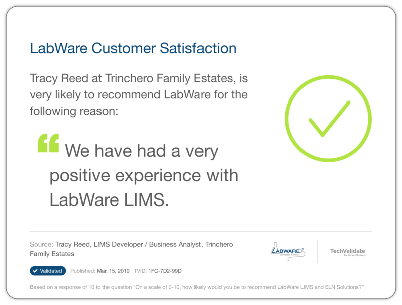 LabWare Customer Satisfaction