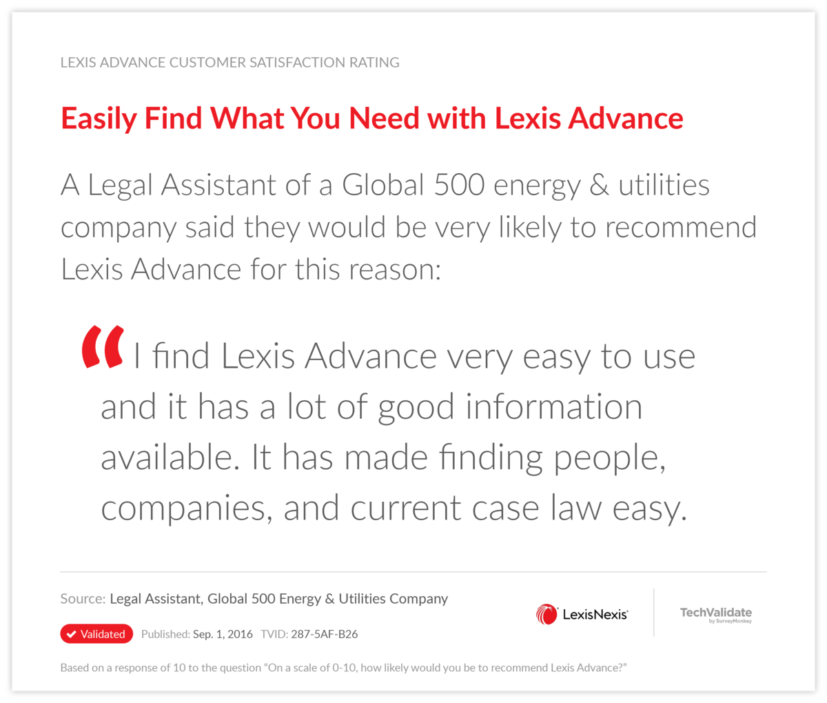 Easily Find What You Need with Lexis Advance