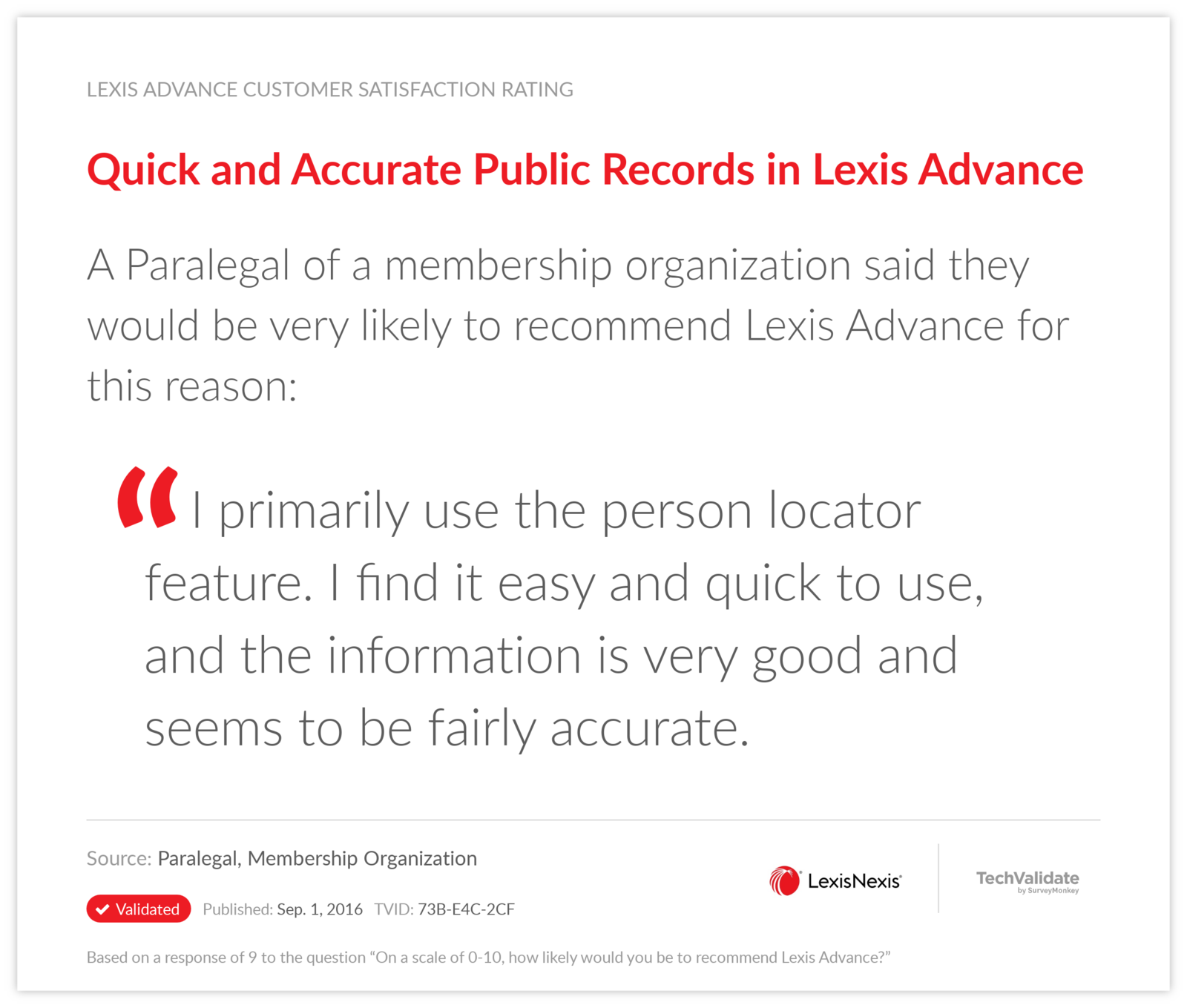 Quick and Accurate Public Records in Lexis Advance