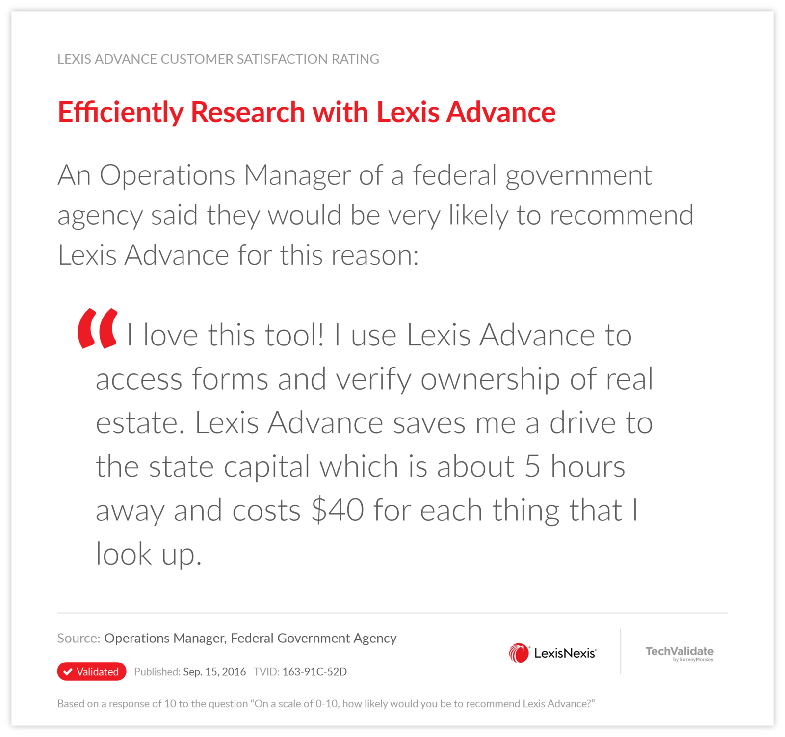 Efficiently Research with Lexis Advance