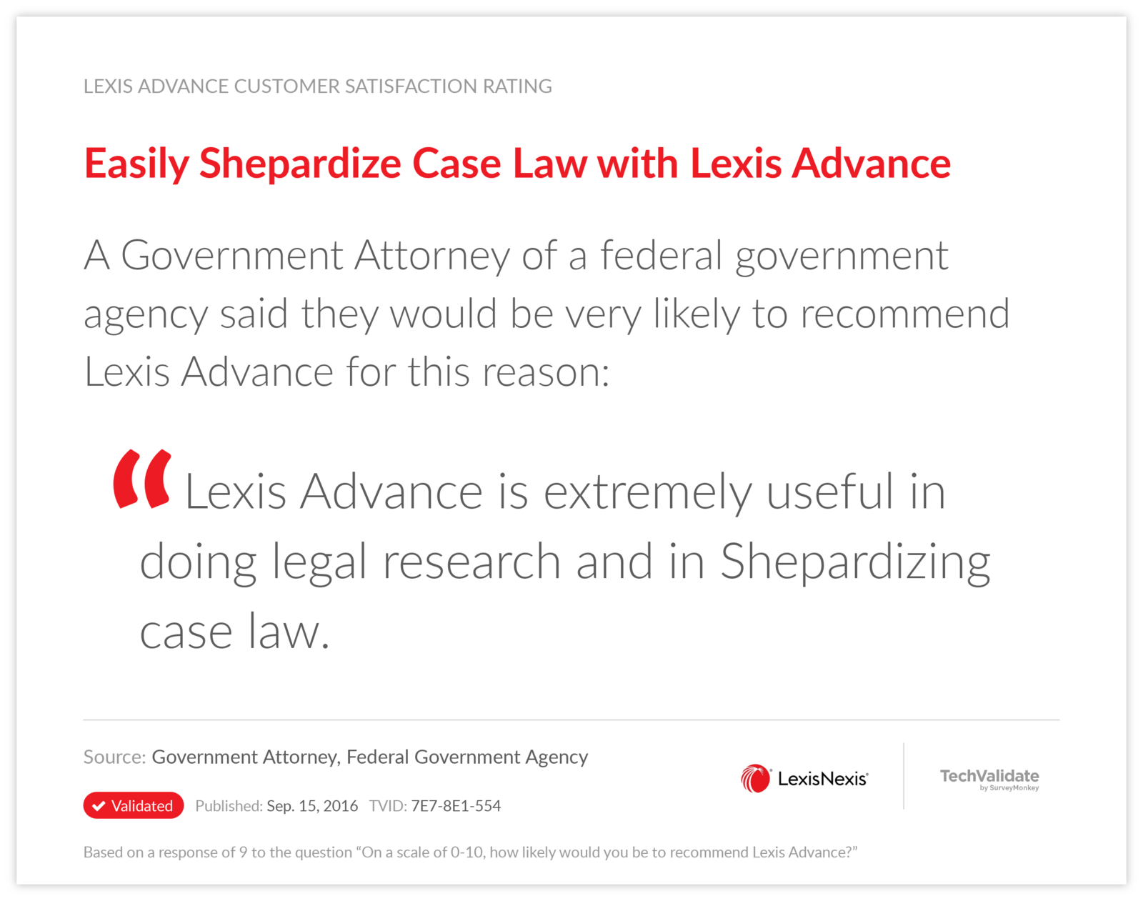 Easily Shepardize Case Law with Lexis Advance