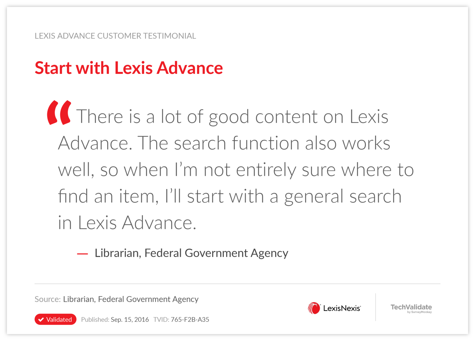 Start with Lexis Advance