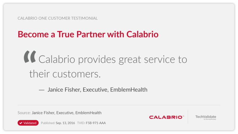 Become a True Partner with Calabrio