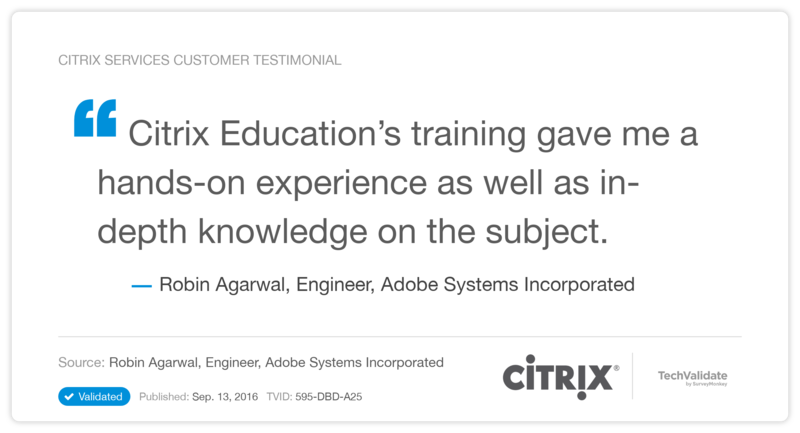 Citrix Services Customer Testimonial