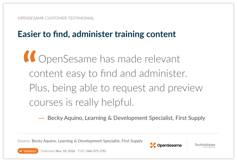 Easier to find, administer training content