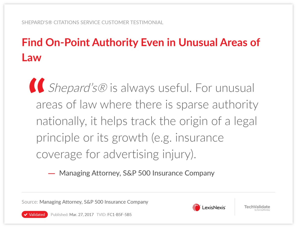 Find On-Point Authority Even in Unusual Areas of Law