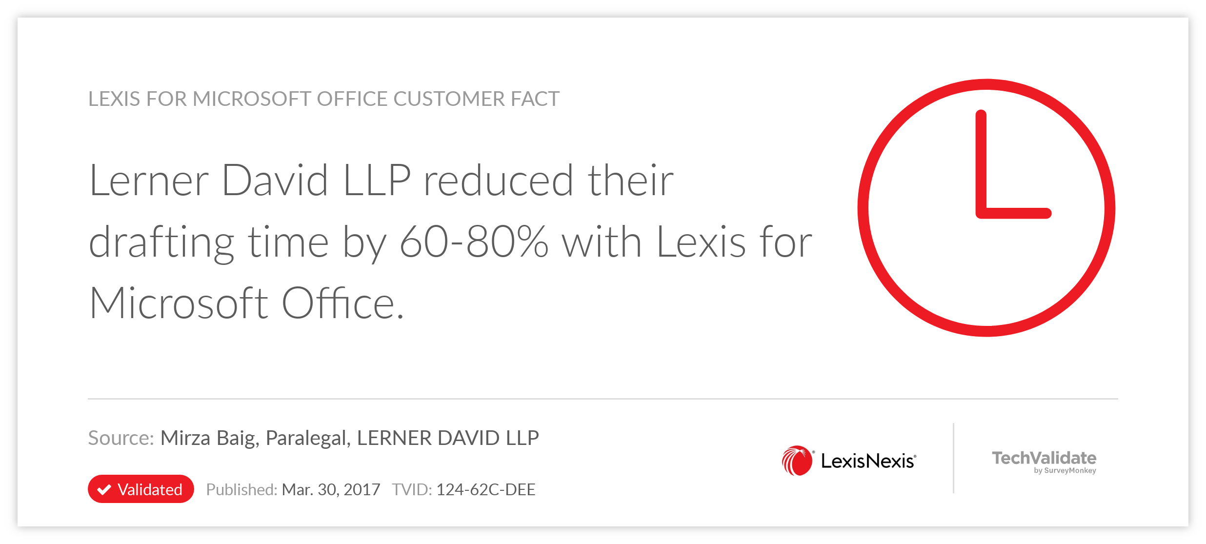 Lexis for Microsoft Office Customer Fact