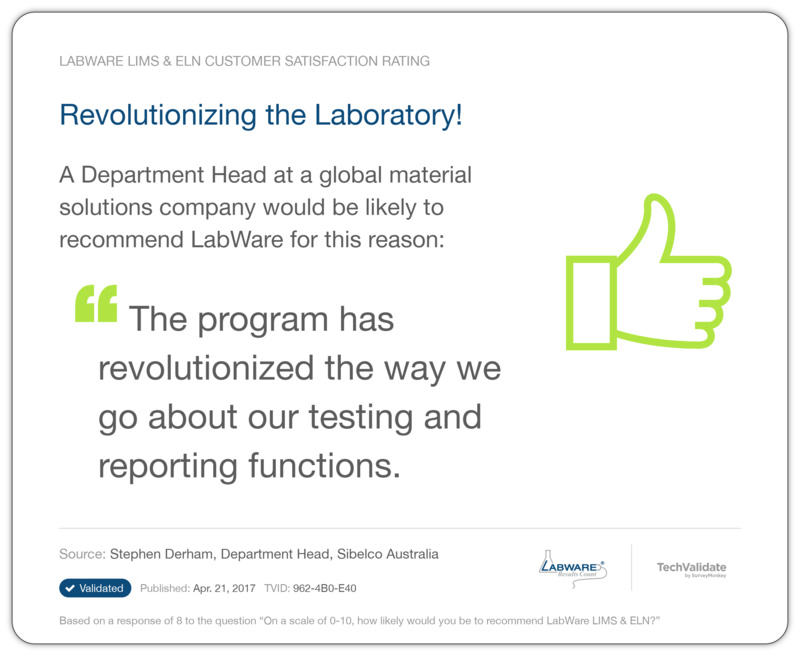 Revolutionizing  the Laboratory!