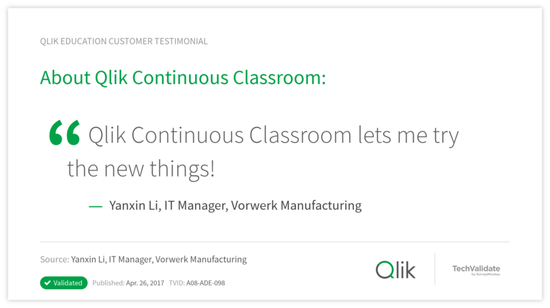 About Qlik Continuous Classroom: